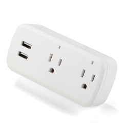 Smart WiFi Outlet with Dual USB Charging & App Control
