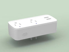 Smart WiFi Outlet with Dual USB Charging & App Control