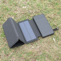 Foldable Solar Power Bank with Detachable Panels